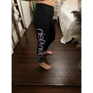 CK Vertical Logo Leggings